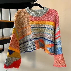 Soft, colorful sweater!